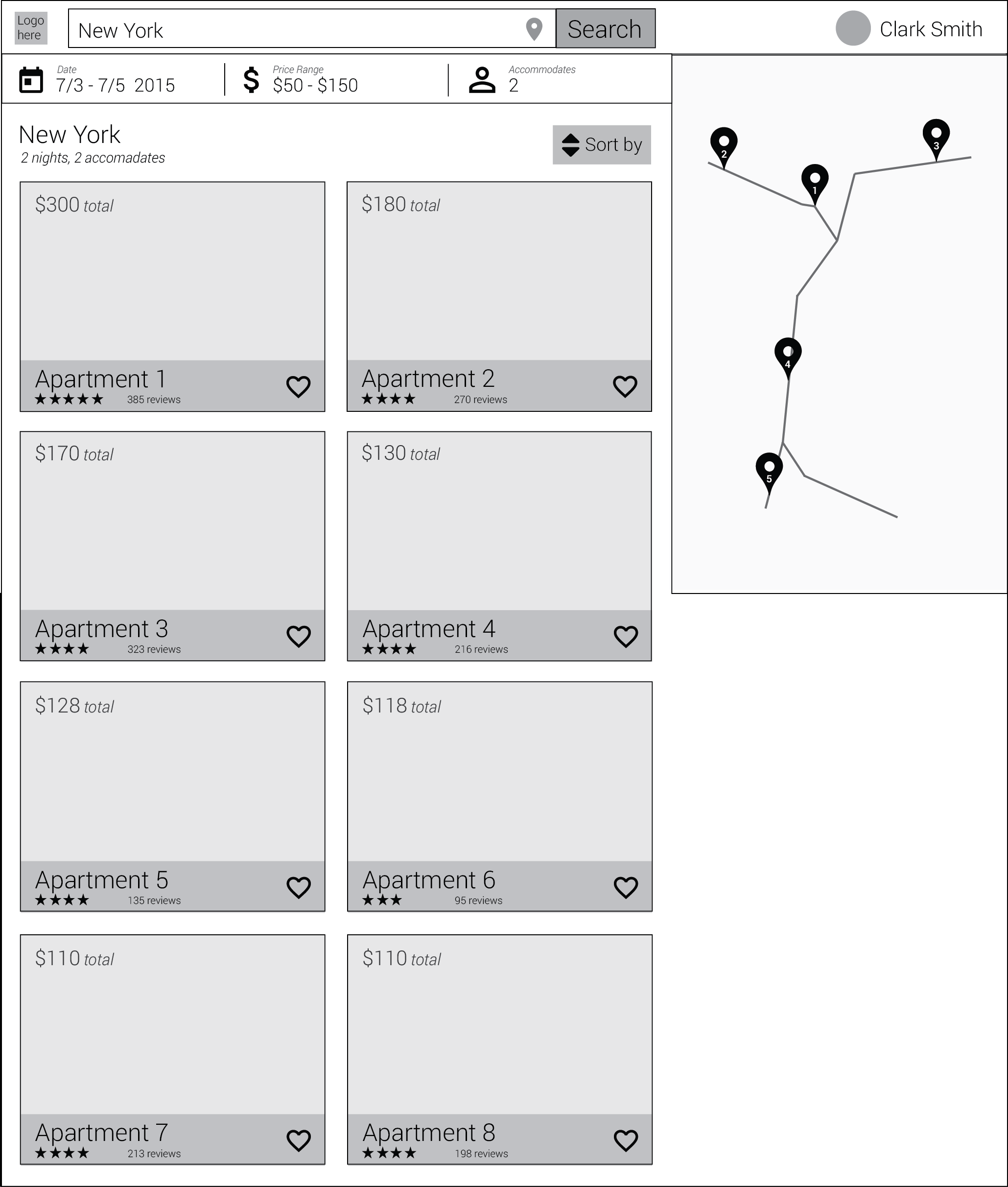 Wireframe, Candidate List - Map is no longer hided under the map icon
												comparing to the mobile design