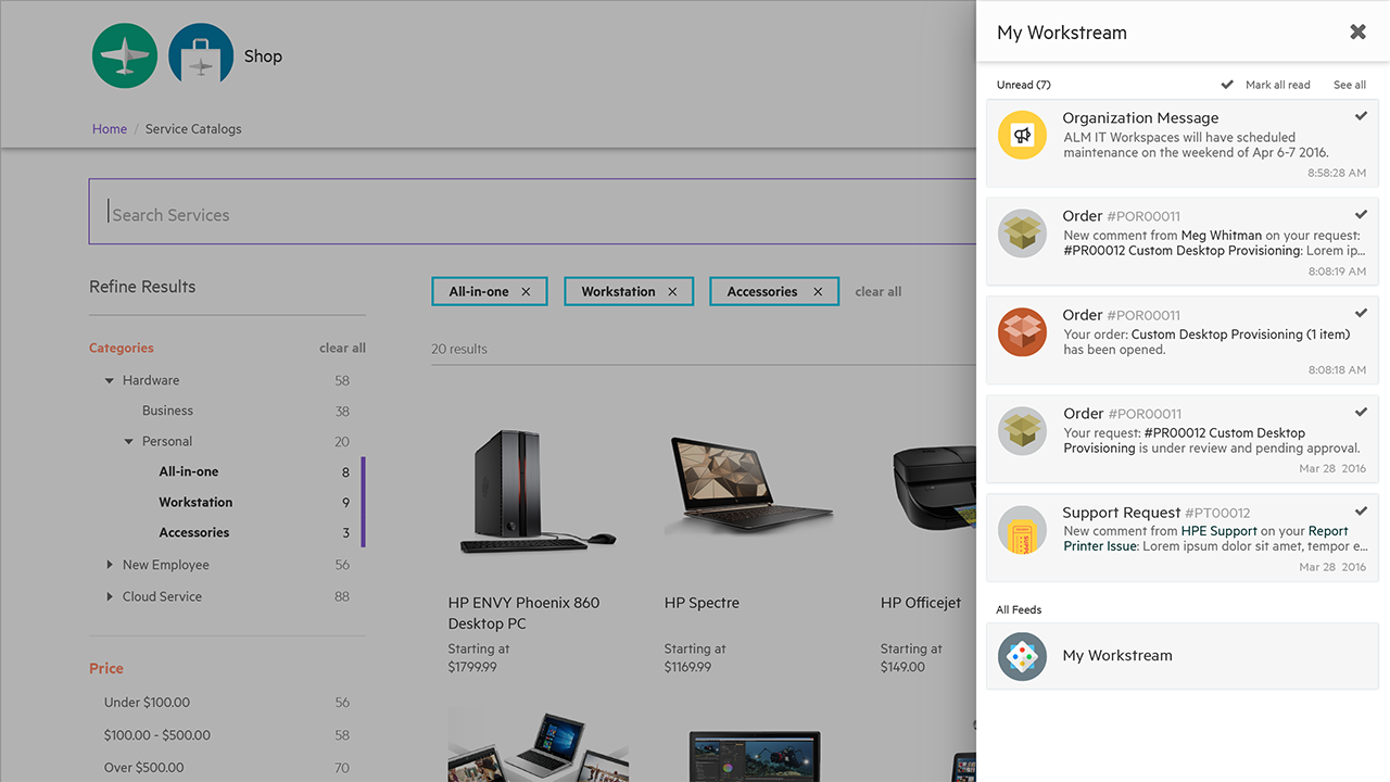 Workstream Preview: a quick peek from the sidebar without losing the current context.
